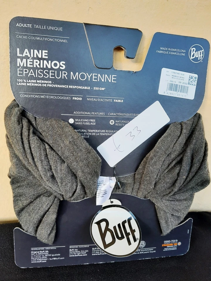 SCALDACOLLO NECK WARMER BUFF IN LANA MERINO - Imagen 2 de 2