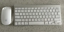 Apple Mac Keyboard and Magic Mouse Wireless Set Model A1314 & A1296 Combo