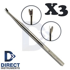 3Pcs Cuticle Pusher Trimmer Knife Dead Skin Removal Manicure Pedicure Nail Art