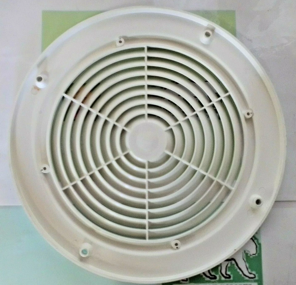1 X WHITE PLASTIC SPEAKER GRILL / FAN GRILL GUARD / 200MM GRILL 245MM DIAMETER - Image 2 of 3