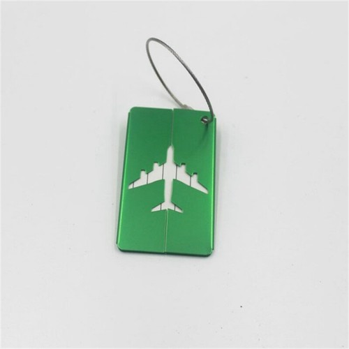 Luggage Tag Aluminium Metal Accessories Straps Suitcase Travel Name Tags Label - Picture 11 of 21