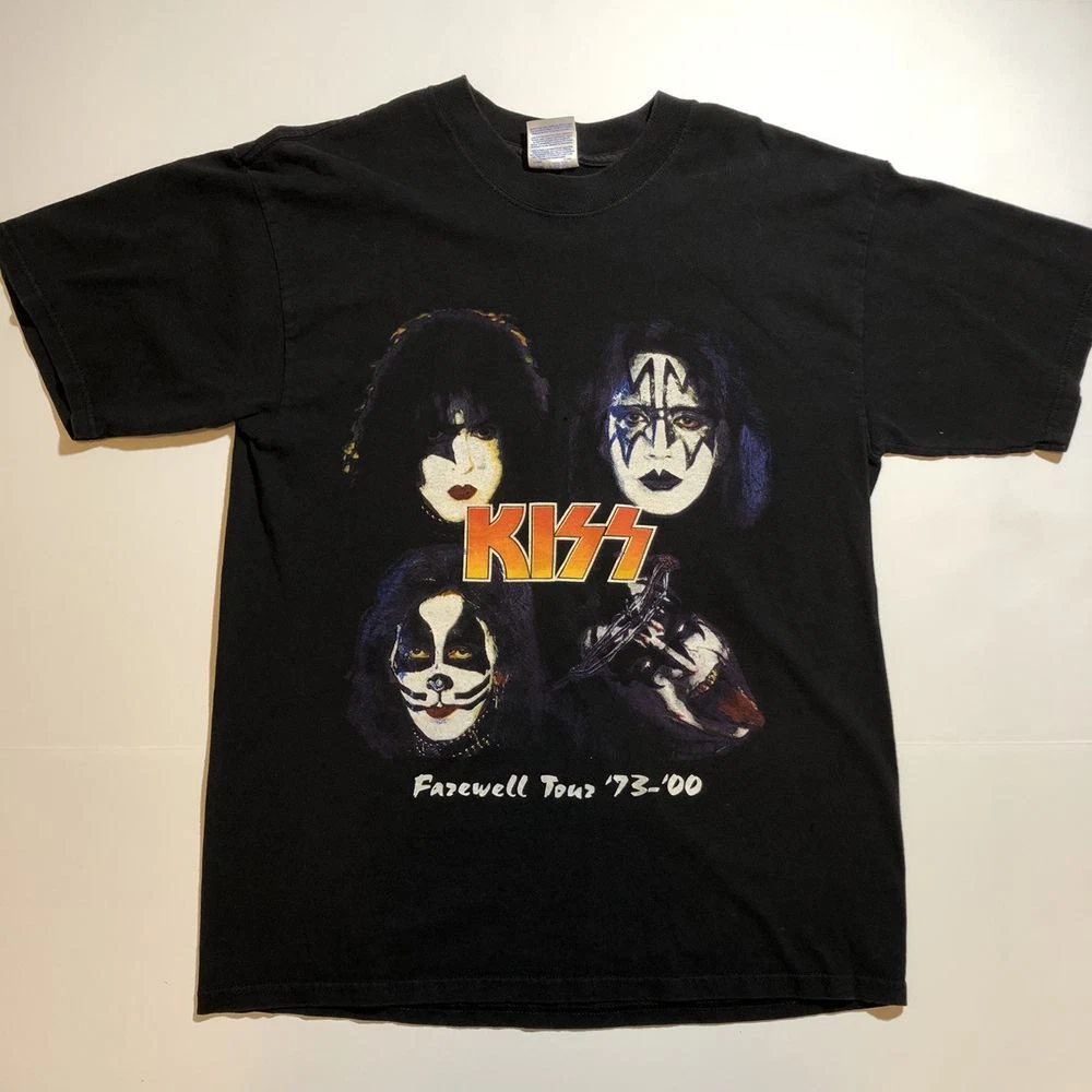 KISS Tour T Shirt Indiana Men's T-Shirts for sale | eBay