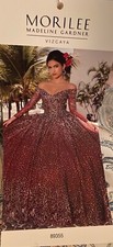 Sparkling Quinceañera ball gown in dazzling patterned 