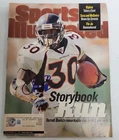 Terrell Davis Signed SI Sports Illustrated 9/28/98 Beckett Auto Denver Broncos