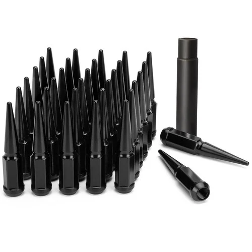 Dynofit 32pcs 14x1.5 Spike Lug Nut for Chevy GMC Silverado Sierra 2500 3500 F250