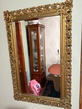 Fabulous Vintage Peerart  Gilt Frame Wall Bevelled Glass Mirror 81 x 52 cm
