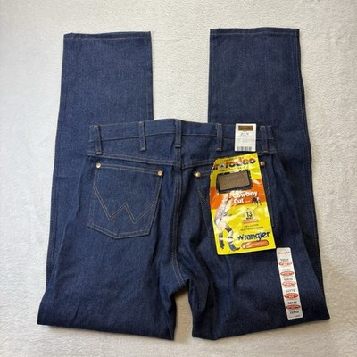 Wrangler Jeans Men s 32x32 Dark Wash Cowboy Cut 13MWZ Original Fit Rigid VTG NWT