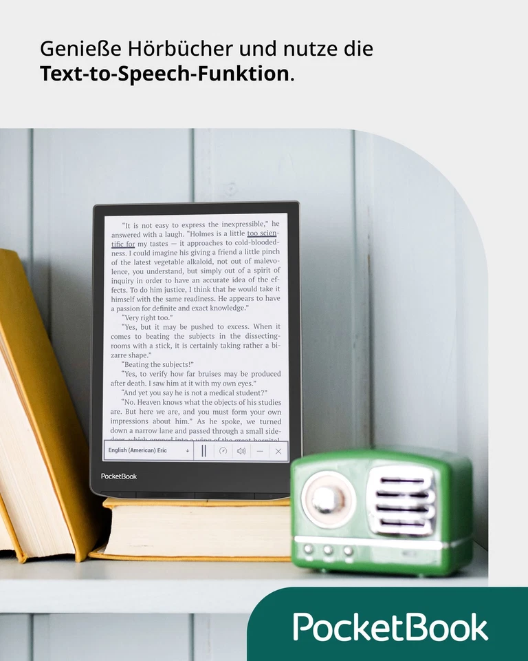 PocketBook InkPad 4 Silver 32 GB eBook-Reader 7,8" DACH-Version eINK Touch Wi-Fi - Bild 2 von 4