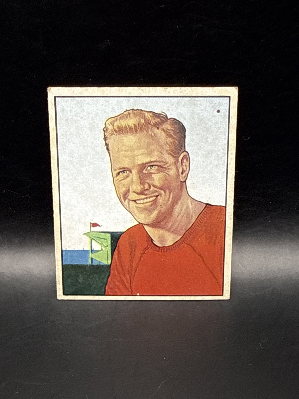 Ed Carr #106 Football Cards 1950 Bowman trading card — raw and PSA graded price guide