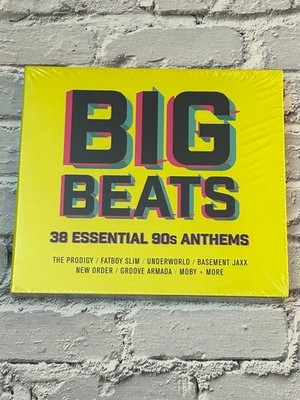 BIG BEATS 38 Essential 90s Anthems CD 2-disc Electronic Dance Compilation Sony