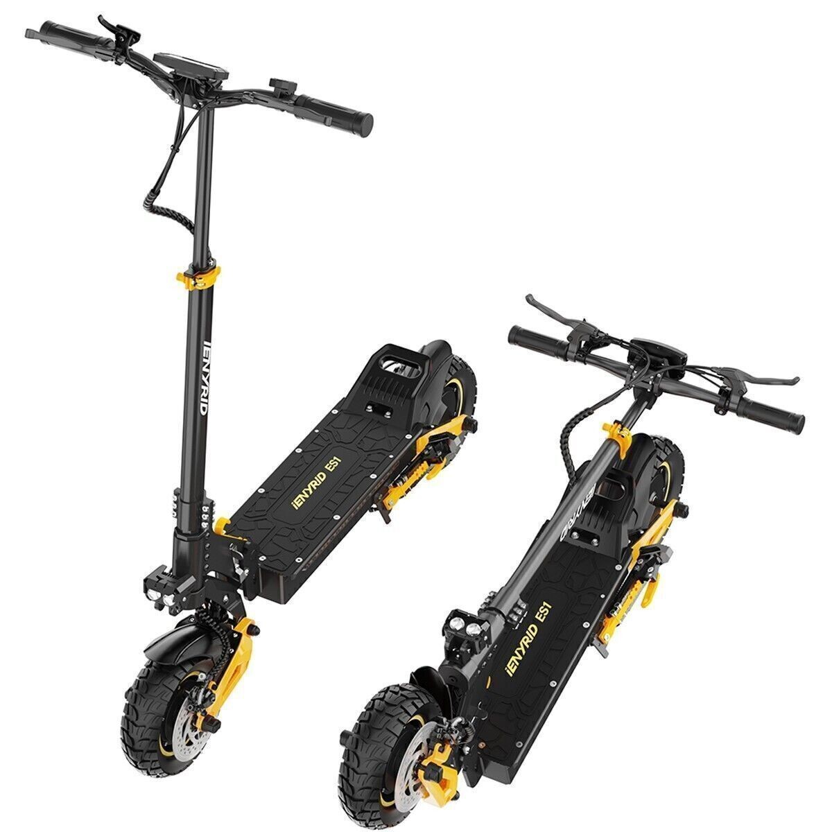 Adult Electric Scooter Dual SUSPENSION & BRAKES E Scooter 37MPH 37 Miles Rang US