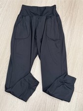 Black High Rise Jogger Pants Women’s Medium Stretch Athletic Athleisure