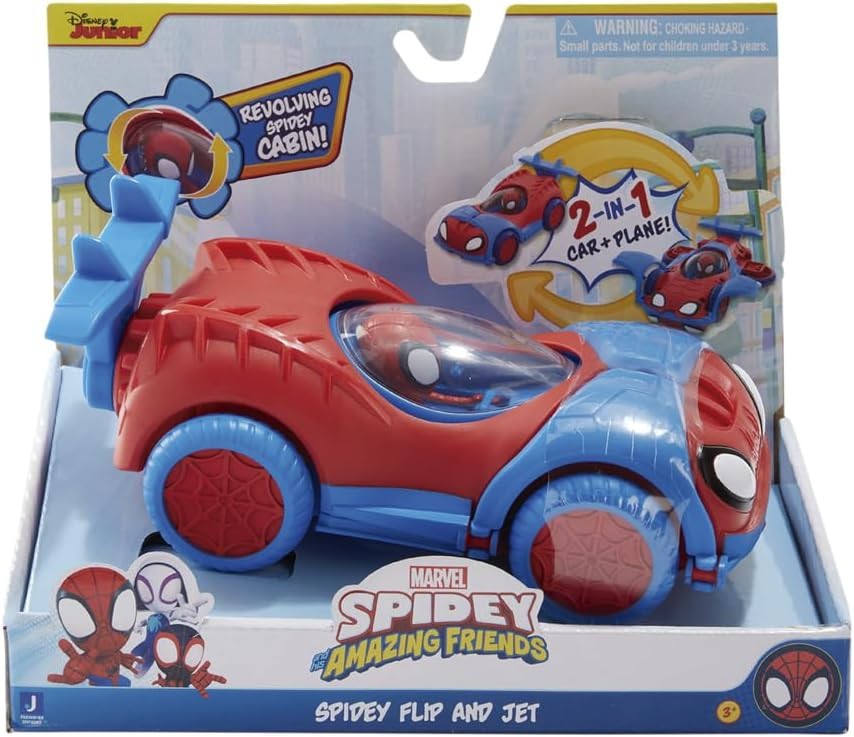 Набор насадок SPIDEY HERREN SPINNE FLIP JET 2 в 1 с автоматическим управлением и флюгером SNF0080 Jazwares
