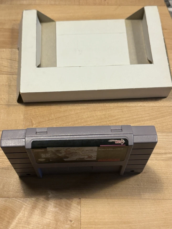 Chrono Trigger Super Nintendo SNES Complete in Box CIB w/ Posters all inserts - Image 4 of 4