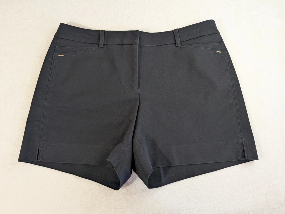 Lote de 3 pantalones cortos para mujer White House Black Market talla 4 azul marino rojo negro a medida Foto 2 de 4