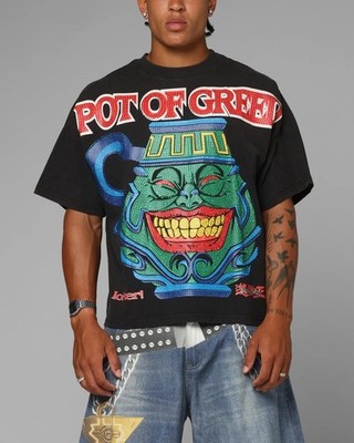 Loiter x Yu-Gi-Oh Pot of Greed Rhinestone Tee ComplexCon M