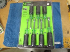 Greenlee 0253-01C 7 Piece Rust Resistant Nut Driver Set with Soft Cushioned Grip