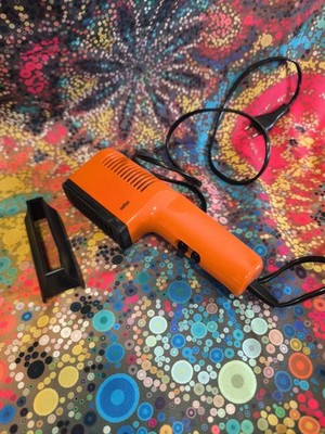Braun HLD 6 Haartrockner Fön vintage 70er jahre design
