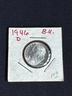 Uncirculated 1946-D Denver Mint Silver Roosevelt Dime