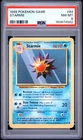 1999 POKEMON BASE SET UNLIMITED #64 STARMIE PSA 8