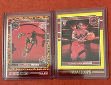 2024-25 Nba Hoops - Rookies Jonathan Mogbo #261 Yellow & Orange Haunted Rookies