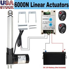 Linear Actuator 1320lbs 12VDC Electric Putter Motor 6000N W/ Wireless Controller