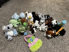 Webkinz Lot - 22 Total - 2 w/codes, 4 Lil Kinz / 16-no Codes Carrier Bag
