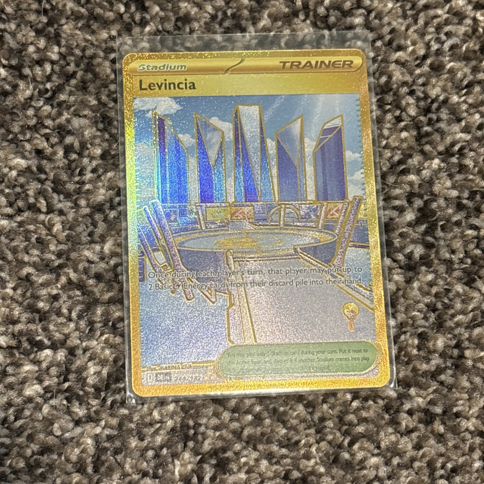 244 182 pokemon card Scarlet and Violet Paradox Rift Tulip #244/182 Full Art Ultra Rare Holo Trading Pokémon ex rule — When a Pokémon ex has been Knocked Out First hyper rare gold card