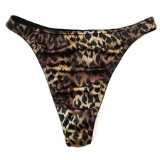 Victoria's Secret VINTAGE Second Skin Satin Thong Panty M MEDIUM