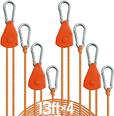 13Ft Adjustable Outdoor Windproof Rope Ratchet Strap Tie down Straps Small Mini