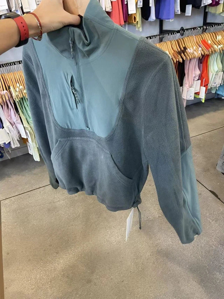 Совершенно новый! Женское зеленое флис Lululemon! Размер 6 - Изображение 3 из 4