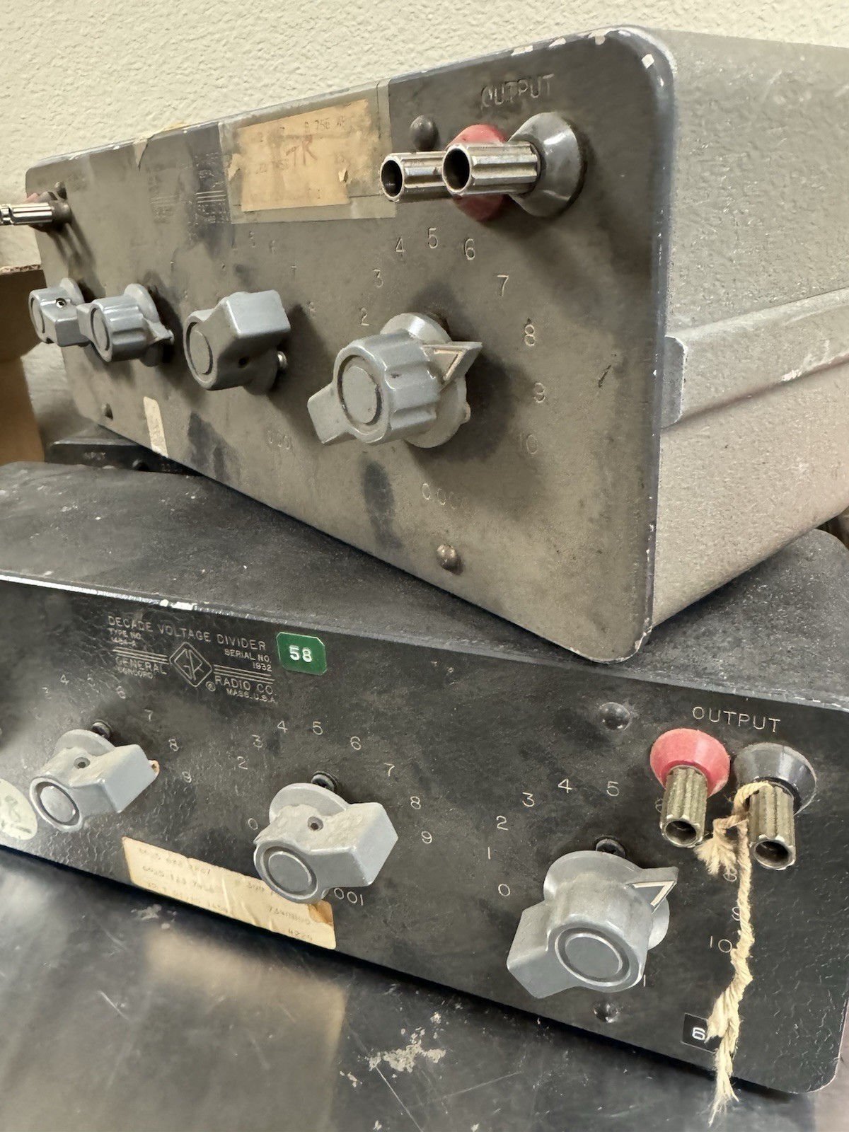 Vintage GENRAD General Radio Company Type Decade Voltage Divider 1454-A  (JWP72)