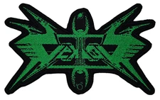 VEKTOR GREEN LOGO (shaped border) EMBROIDERED PATCH