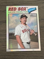 2026 Topps Heritage Chrome Refractor #344 David Hamilton Red Sox (A)