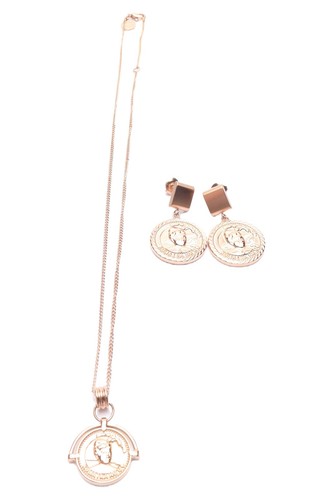 Purelei Kahakai Parure Bijoux Femme Acier Inoxydable - Collier Et Boucles D'Oreilles Perles Keshi