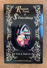 Russian Tarot Of St. Petersburg Full 78 Cards Deck & Book Set - Very Good