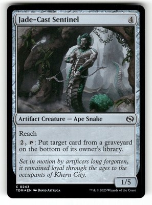 Jade-Cast Sentinel 243 Foil Tarkir: Dragonstorm NM