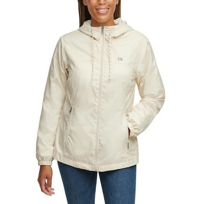 New Calvin Klein Ladies' Fleece Lined Windbreaker Jacket