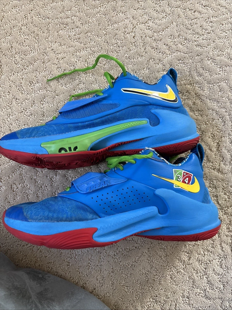 Nike UNO x Zoom Freak 3 NRG EP 50th Anniversary - Blue | eBay