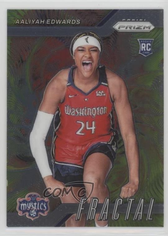 2024 Panini Prizm WNBA Fractal Aaliyah Edwards #3 13kb