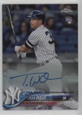 2018 Topps Chrome Rookie Auto Refractor /499 Tyler Wade #RA-TW Auto g9n
