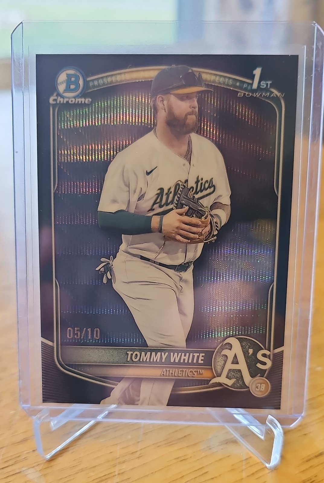 2025 Bowman Chrome - Prospects Tommy White #BCP-251 Black Refractor /10 (RC)