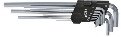 SONIC 10-tlg Winkelschraubendrehersatz 1.27mm, 1.5mm, 2mm, 2.5mm, 3mm, 4mm, 5mm