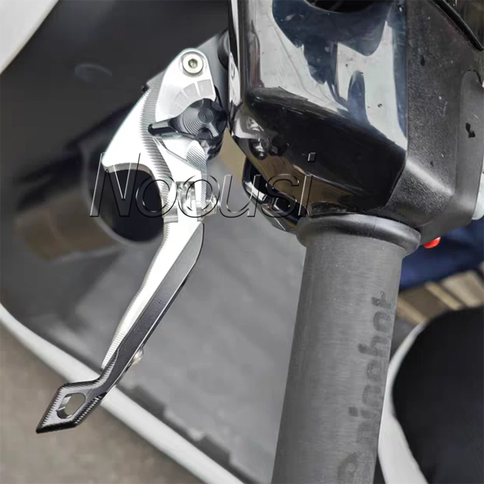 Palancas de embrague de freno extensibles para Kawasaki Ninja500 Z500 Ninja 500 2024 2025 Foto 4 de 4