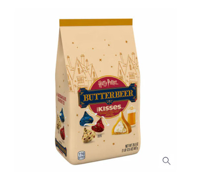 HERSHEY'S KISSES Butterbeer 28.5 oz Bag Limited Edition !!! 2 BAGS !!!