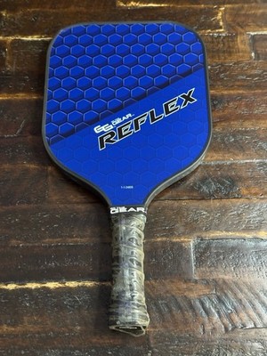 Go Time Gear - Pickleball Paddle Black Blue GG Gear Reflex Fiberglass