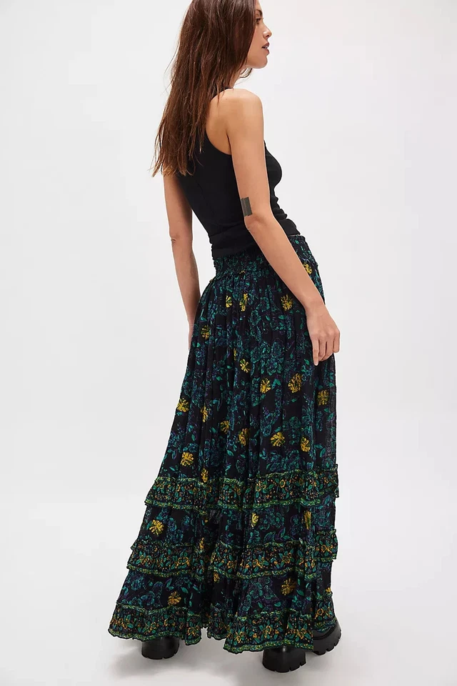 Freepeople - FP One Brynn Printed Maxi Skirt Sale 2025 SHIP US - Image 2 of 3