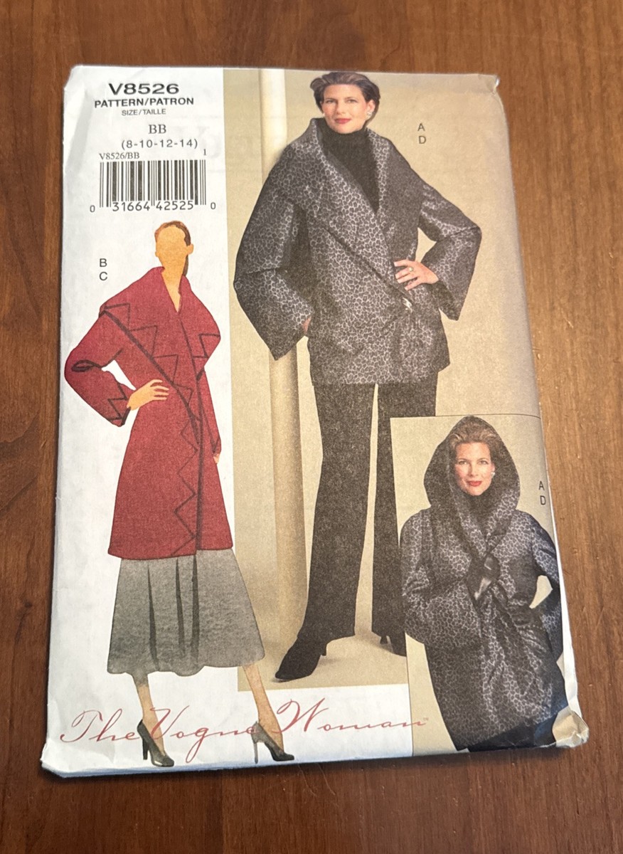 Patron De Couture VOGUE V8526 - Neuf - Modèle De Couture Original