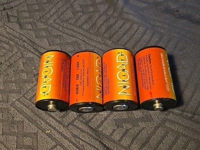 Lot of 4 NiCad Infinity Rechargeable D Battery CSD 1.25V SAFT America  UNTESTED