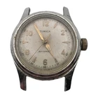 Vintage 1950's Timex Men's Mechanical Watch Good Balance Missing Case Back Lot